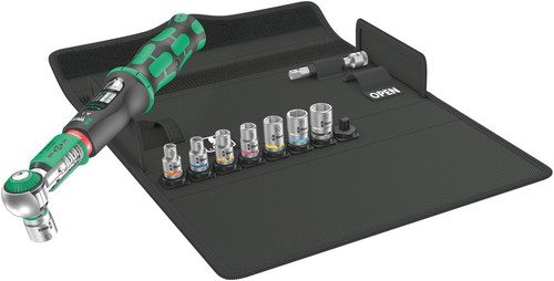 סט ידית מומנט Safe-Torque בחיבור 1/4 עם בוקסות, 10 חלקים.