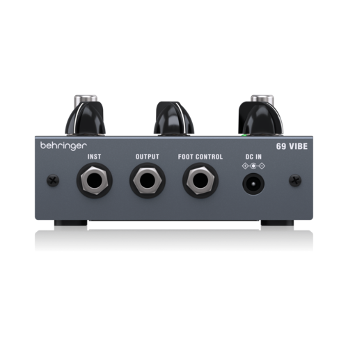 פדל אנלוגי Behringer 69 VIBE, בסגנון Uni-Vibe, כולל מצבי Chorus/Vibrato, שליטת מהירות