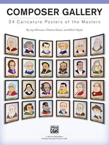 24  פוסטרים מאוירים של המלחינים הגדולים Composer Gallery  
