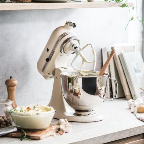 מיקסר מקצועי 4.8 ליטר KitchenAid 5KSM125IAC קרם שמנת