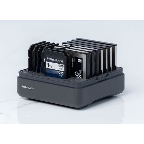 קופסת אחסון מקצועית לכרטיסי זיכרון ProGrade Digital Pro Card Caddy