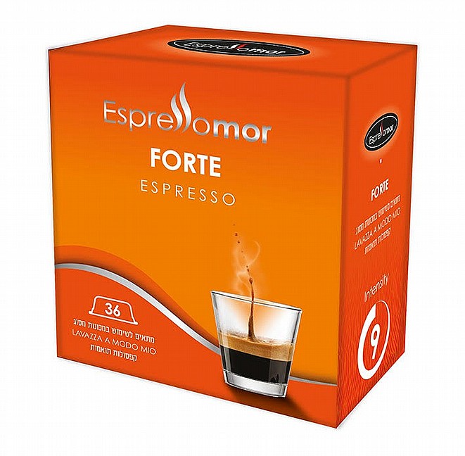 36 קפסולות תואמות אמודו מיו Espresso Mor - פורטה