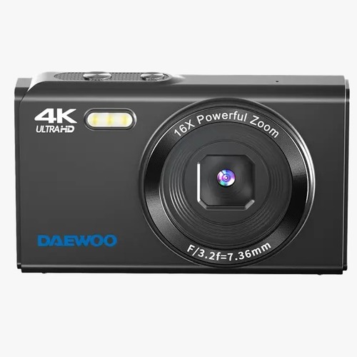 מצלמה דיגיטלית DAEWOO DA-6485 4K 44MP שחור