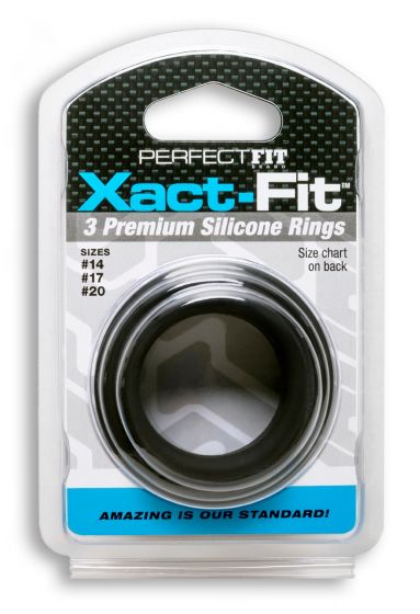 סט טבעות זקפה פרימיום Xact-Fit 14 17 20