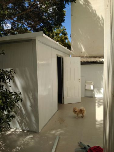 מחסן גינה מפנל מבודד Garden Top מחיר למטר רץ דגם EverGreen