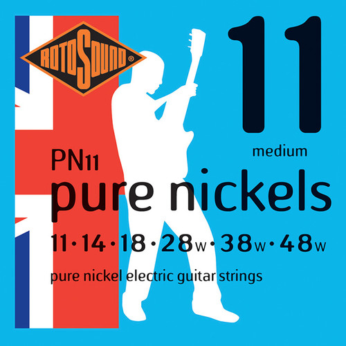 סט מיתרים 0.11 לחשמלית ROTOSOUND PURE NICKEL