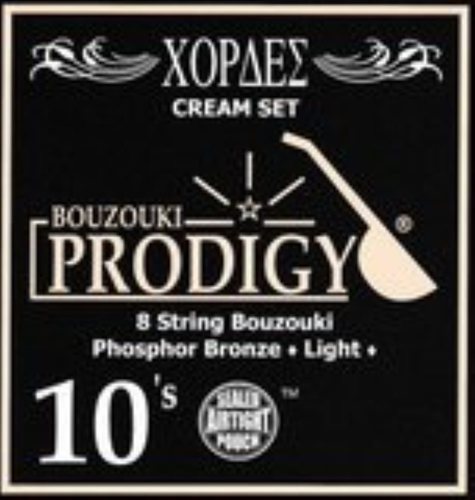 סט מיתרים לבוזוקי  Prodigy CREAM Phosphor Bronze Wound 0.10