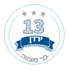 מדבקות במיתוג אישי - 24 מדבקות עגולות מעוצבות במיתוג אישי לבר מצווה - דגם מנדלה- 1.66 ש"ח ליח'!!