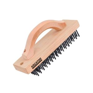 מברשת פלדה ידית עץ KREATOR KRT561001