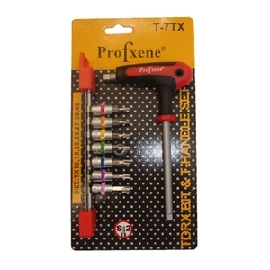 סט ידית T עם 7 יחידות בוקסה ביט טורקס  Profxene