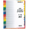חוצצים מדורגים 1/12 ממפל F פוליו