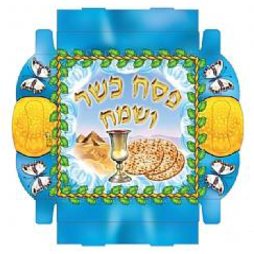 18 מגש למצות צבעוני/ריטרם