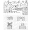 יצירה – נוף ירושלים בתלת מימד/אפונה