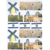 מדבקות סמלי ירושלים/סטיקרס
