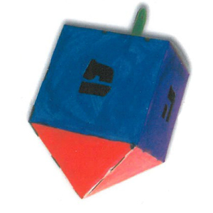 36 סביבון תלת מימד לבן ליצירה והרכבה/ריטרם