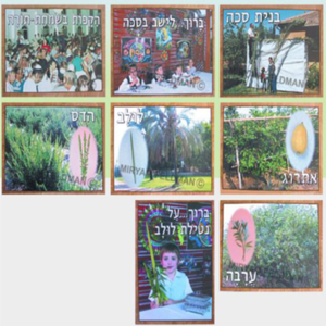 סמלי חג סוכות – ערכה ללוח תוכן