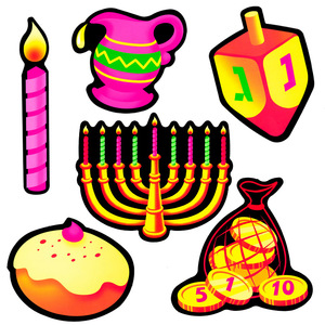 ערכת המחשה סמלי חנוכה זוהר באולטרא/ריטרם