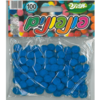 פונפונים כחולים 1 ס"מ