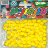 100 פונפונים צהוב 1 ס"מ