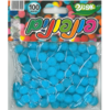 100 פונפונים תכלת 1 ס"מ