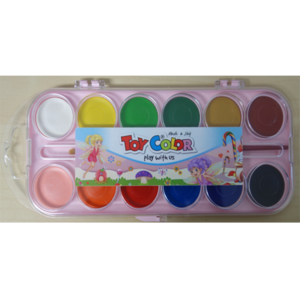 12 צבעי מים טוי  קולור