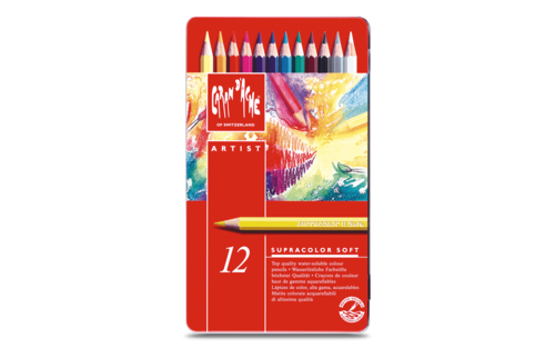 סט עפרונות אקוורל רך Caran D'ache 888/12