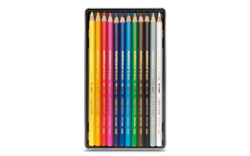 סט עפרונות אקוורל רך Caran D'ache 888/12