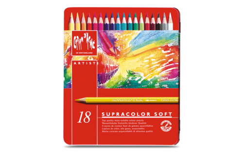 סט עפרונות אקוורל רך Caran D'ache 888/18