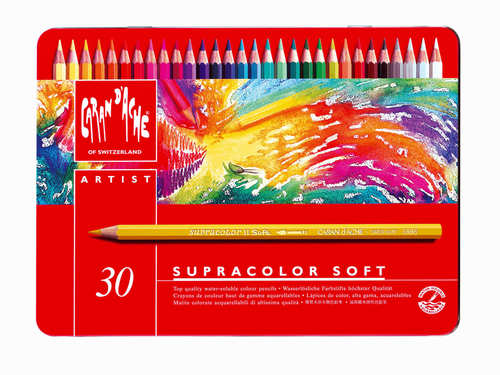 סט עפרונות אקוורל רך Caran D'ache 888/30