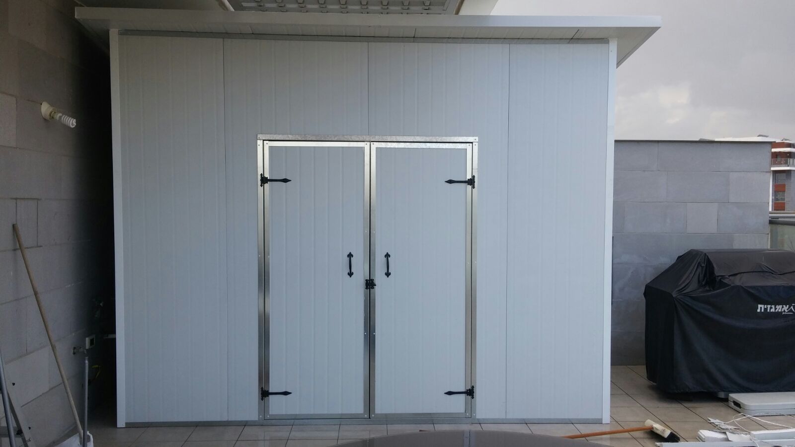 מחסן גינה מפנל מבודד 1.5X1.5 דגם EverGreen