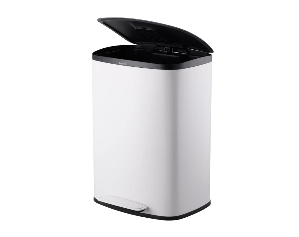 פח דוושה APOLLO 50L לבן