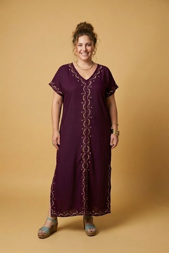גלביה ריקמה plus size