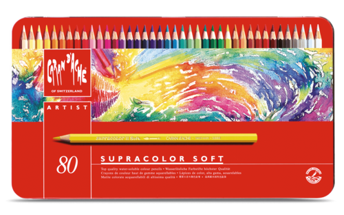 סט עפרונות אקוורל רך Caran D'ache 888/80
