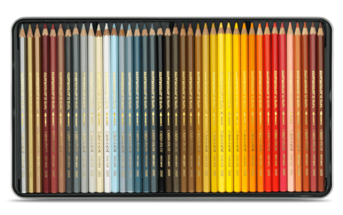 סט עפרונות אקוורל רך Caran D'ache 888/80