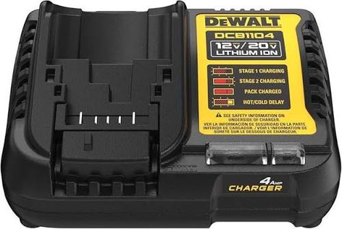 מטען סוללות ליתיום DEWALT DCB1104 10.8V/18V