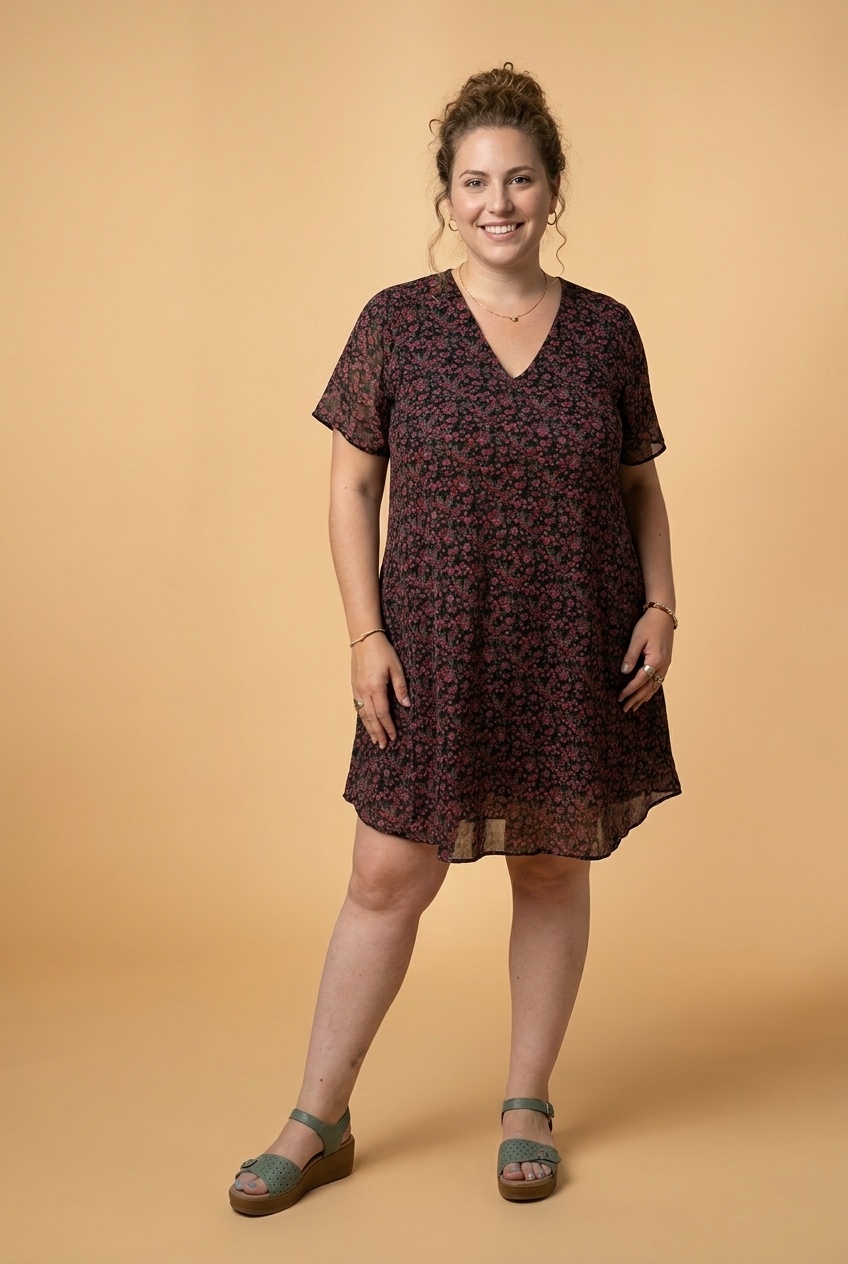 שמלת אדווה Plus size