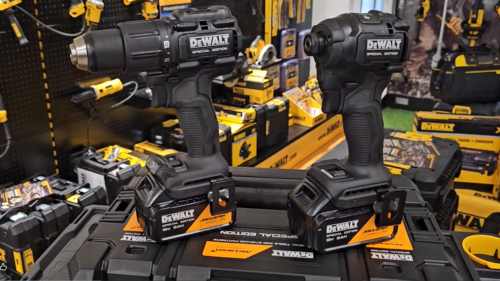 סט אימפקט בראשלס 18V + זוג סוללות 5A + מטען מהיר+מארז, DeWALT- MCLaren FORMULA 1 TEAM 