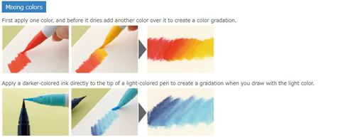 זיג טוש מכחול CLEAN COLOR סט 6