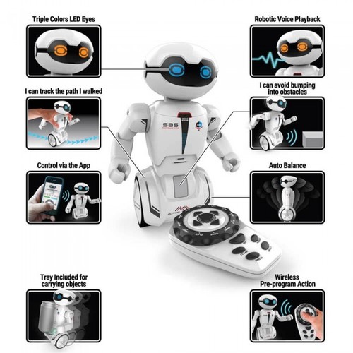 רובוט חכם Macrobot עם חיישן, מקליט, מעקב