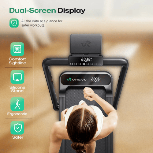 הליכון כושר מתקפל עם שיפוע Urevo Strol 2S Pro Smart