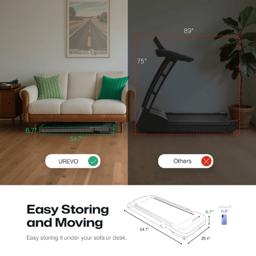 הליכון כושר מתקפל עם שיפוע Urevo Strol 2S Pro Smart