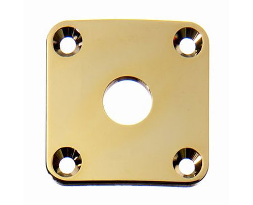 פלטה מרובעת לכניסה ללס פול מוזהב Allparts AP-0633-002 Gold Metal Jackplate