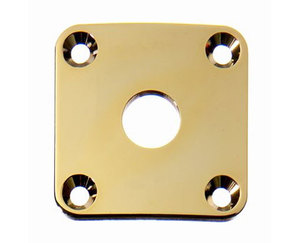 פלטה מרובעת לכניסה ללס פול מוזהב Allparts AP-0633-002 Gold Metal Jackplate