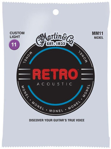 סט מיתרים 011 לאקוסטית MARTIN RETRO MM11