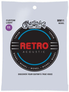 סט מיתרים 011 לאקוסטית MARTIN RETRO MM11
