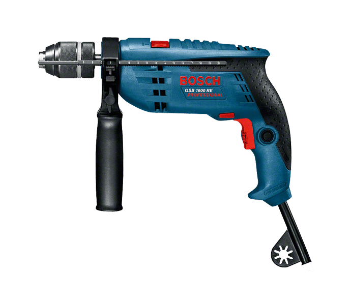 מקדחה רוטטת מקצועית BOSCH GSB 1600 RE