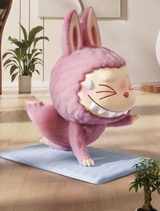 דמות אספנות LABUBU קופסת הפתעה ארנב ורוד | LABUBU Bunny Blind Box Collectible 
