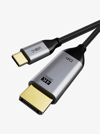 כבל Cabletime USB-C to DisplayPort 1.8m 4K@60Hz