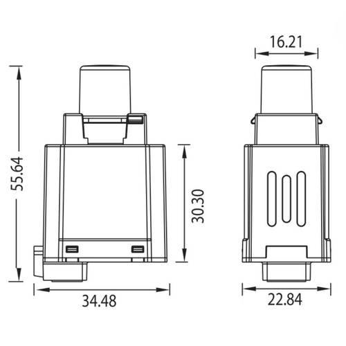 דימר עמעם אקספרט לד 5-500W תואם גוויס/ניסקו סוויץ/לונה לבן X-PERT 