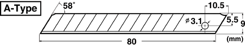 סכין חיתוך NT s-202